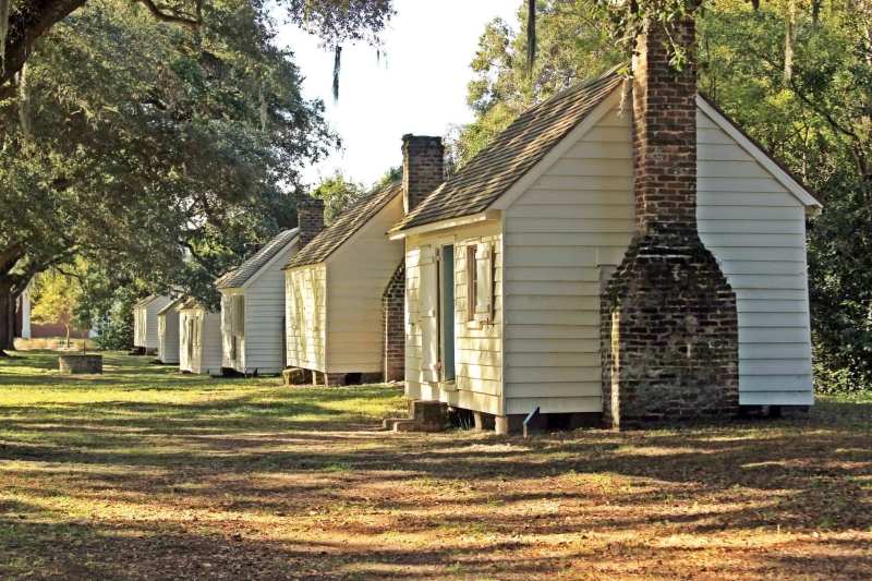 mcleod plantation slave cabins, charleston sc