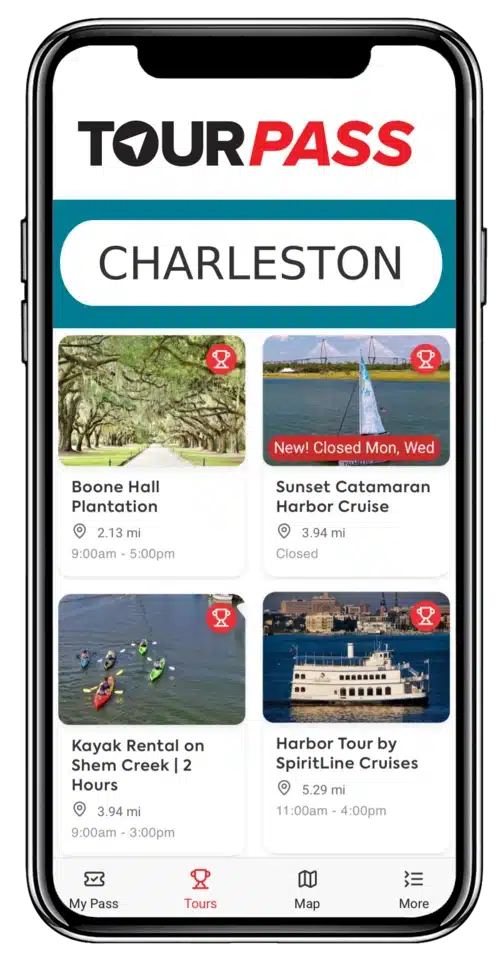CHARLESTON TOURPASS MAX 1 TourPass Charleston SC