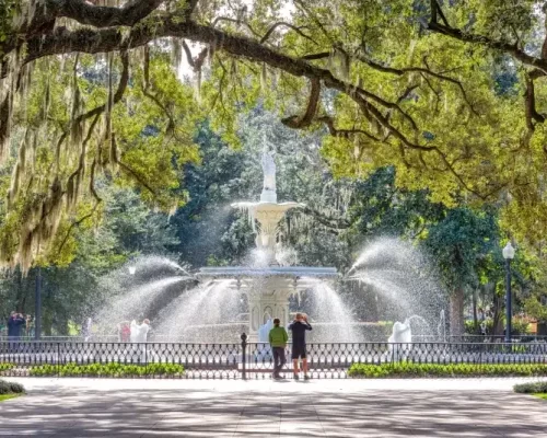 savannah ga forsyth park fountain